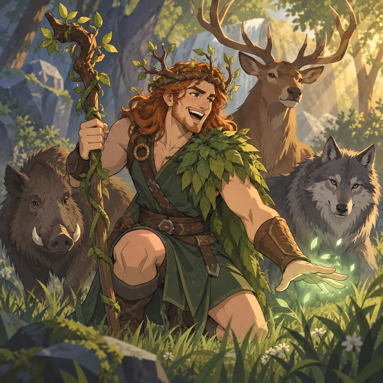 Illustrazione di Druido