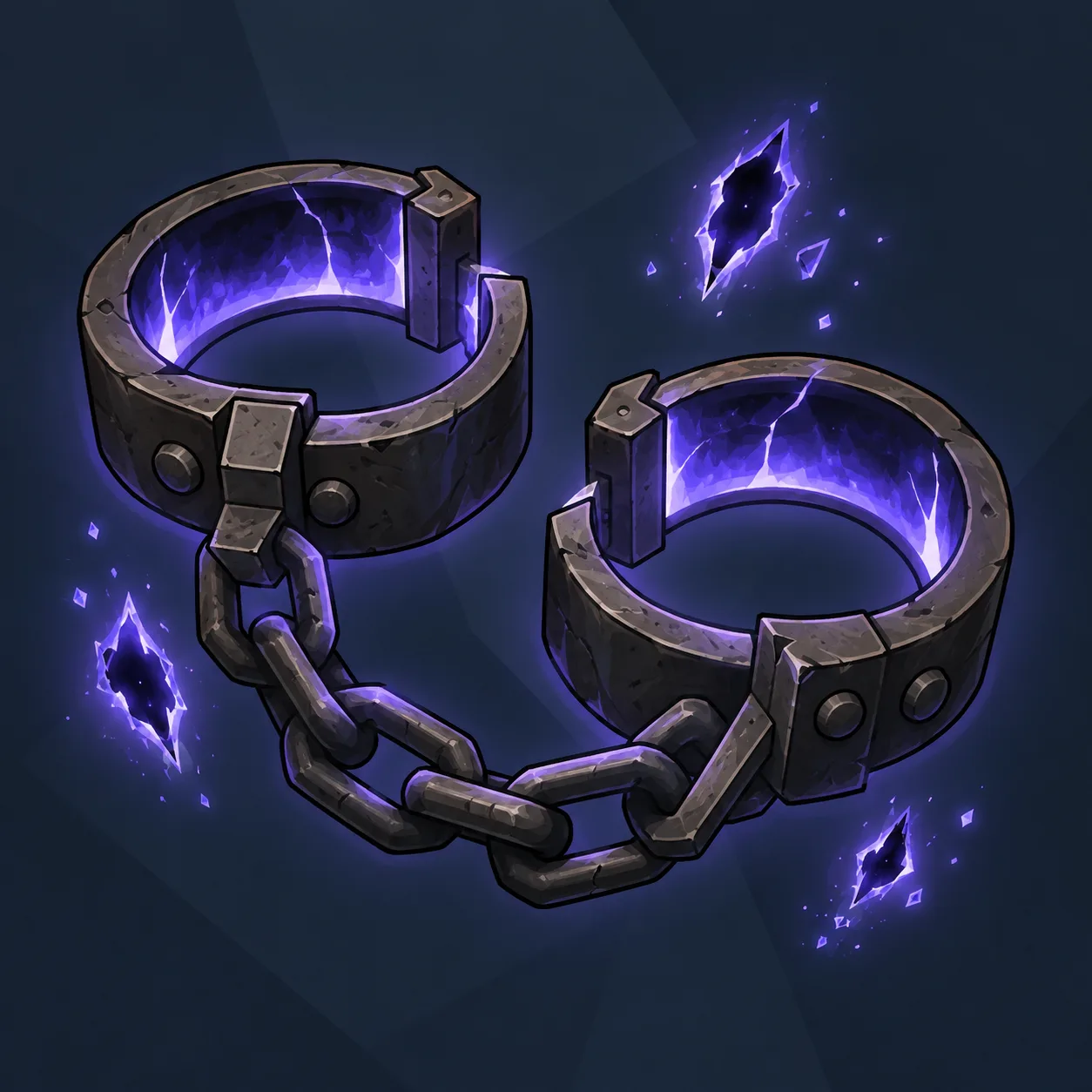 Illustrazione di Manette dimensionali
