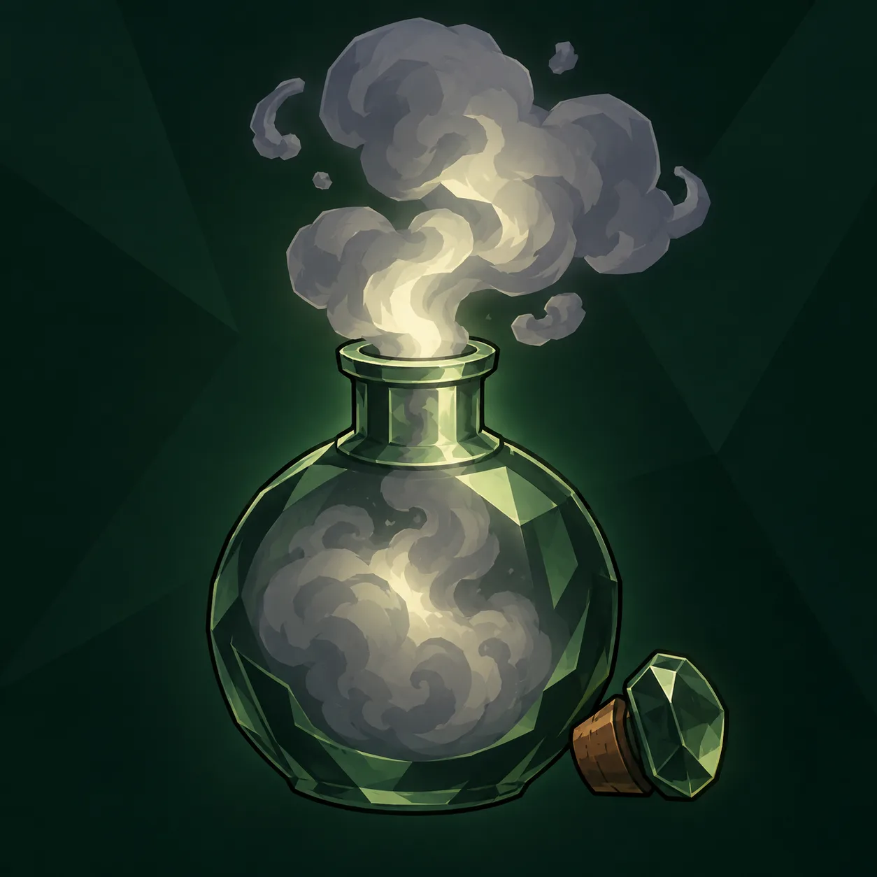 Illustrazione di Bottiglia del fumo perenne