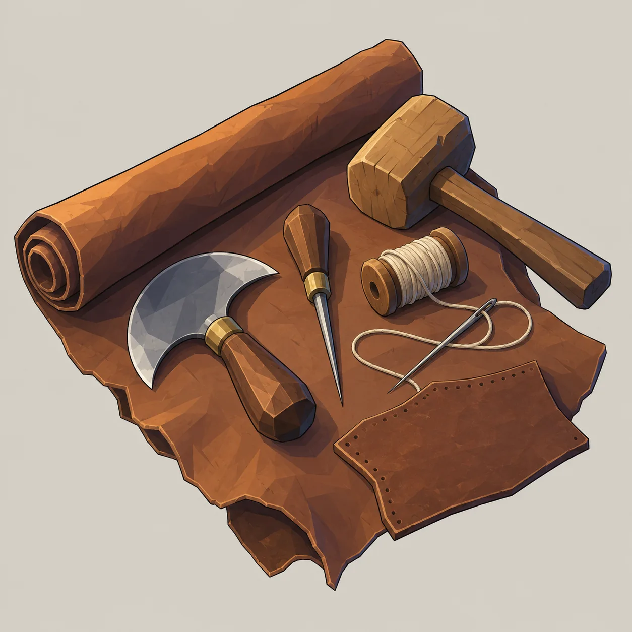 Illustrazione di Strumenti da Conciatore