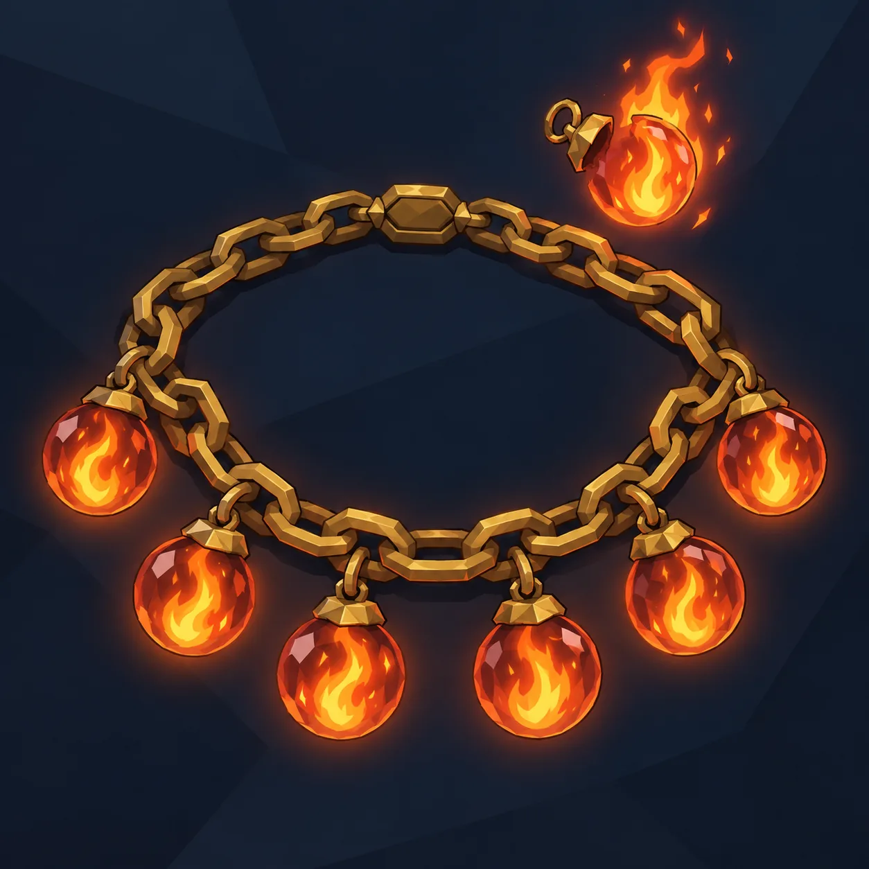 Illustrazione di Collana delle palle di fuoco