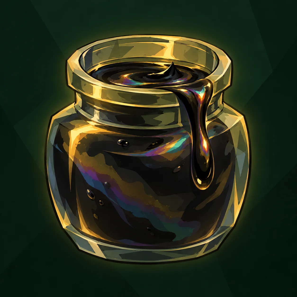 Illustrazione di Olio della scivolosità