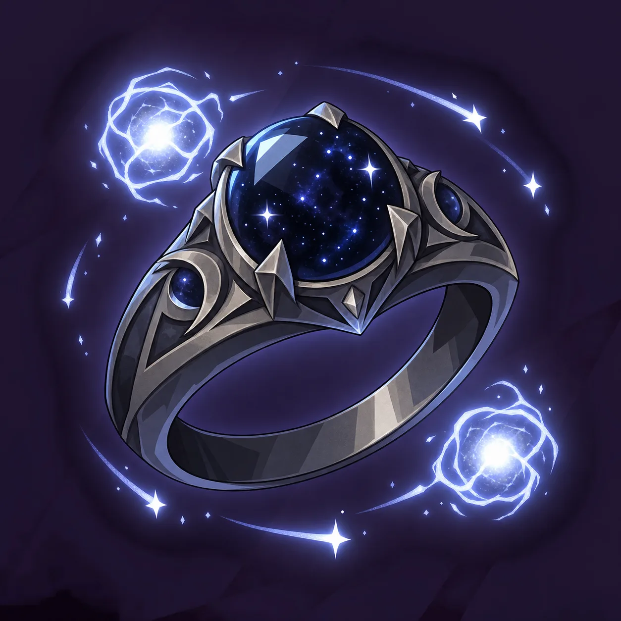 Illustrazione di Anello di stelle cadenti