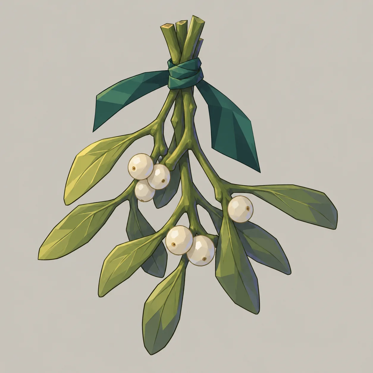 Illustrazione di Rametto di Vischio