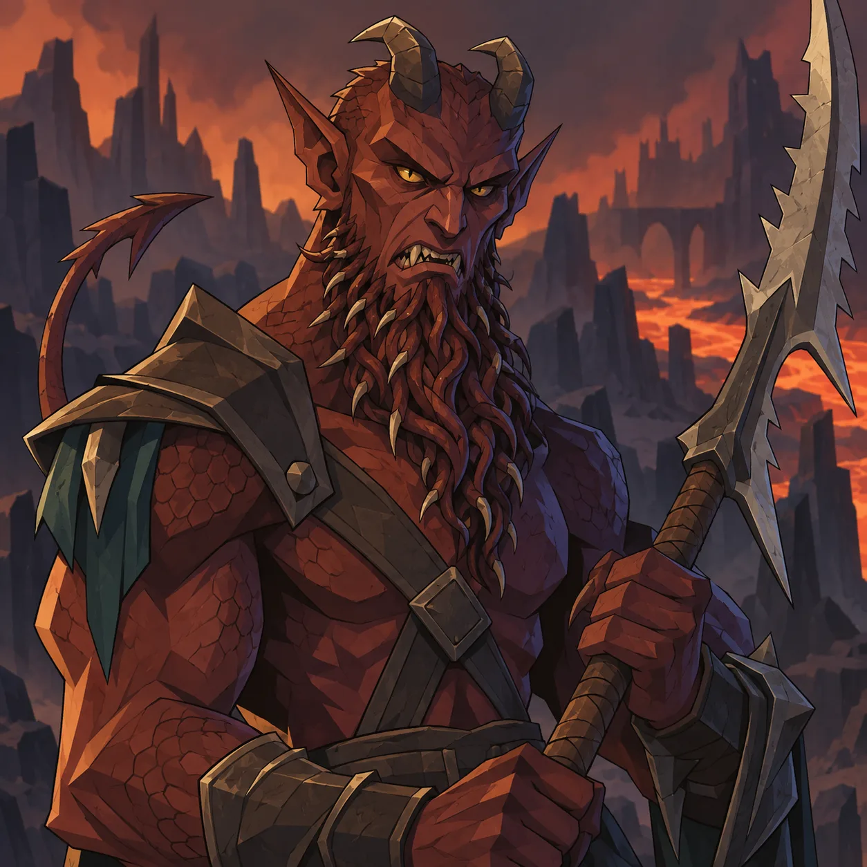 Portrait of Bearded Devil