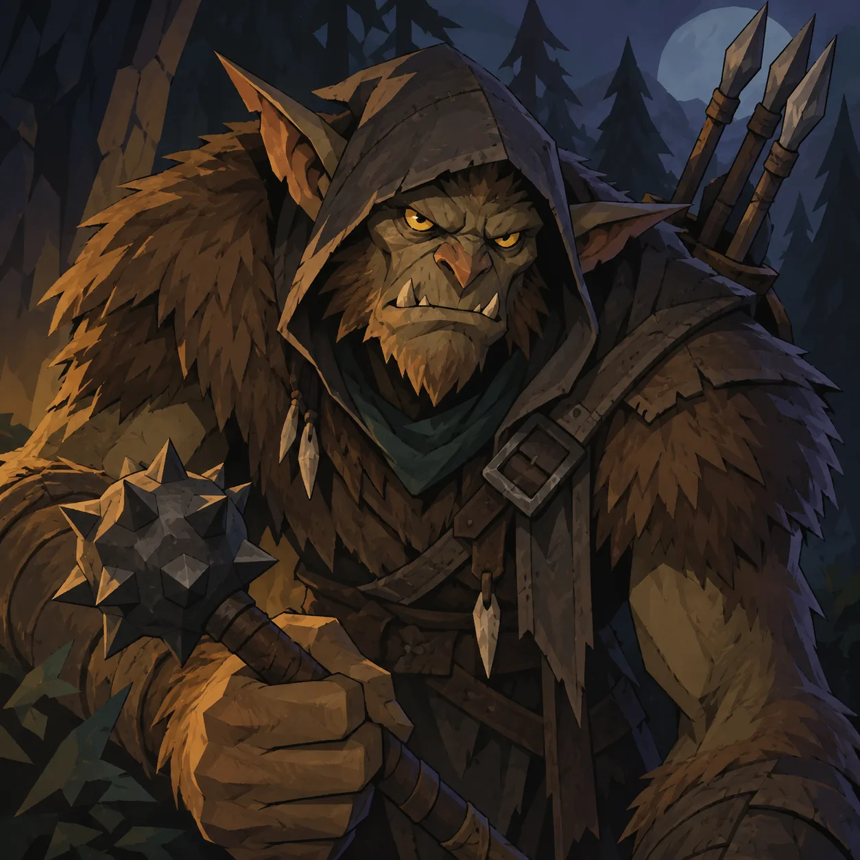 Ritratto di Bugbear cacciatore