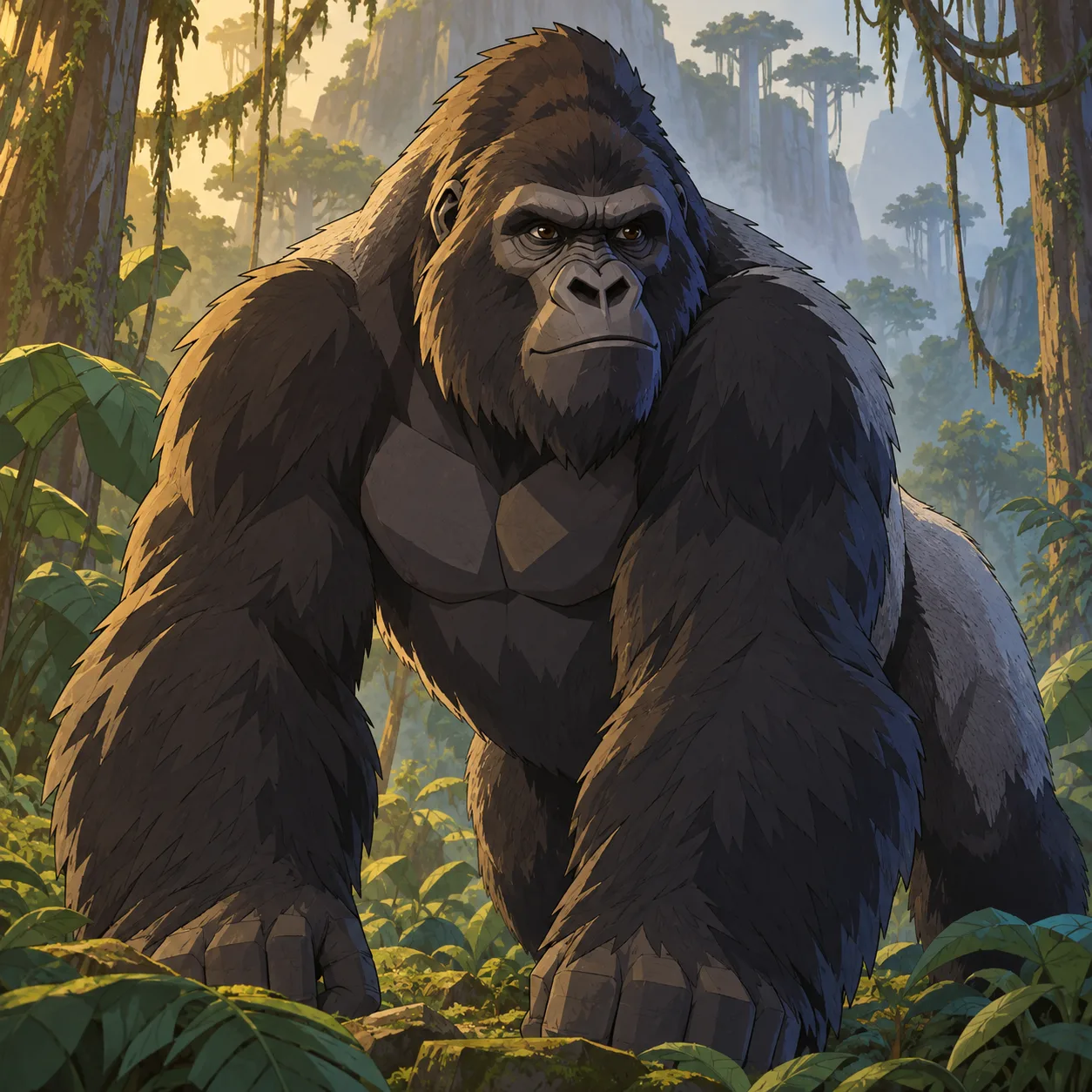 Ritratto di Gorilla gigante