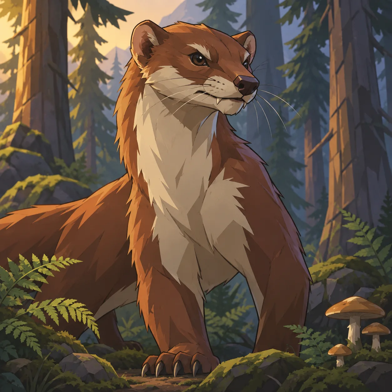 Portrait of Giant Weasel