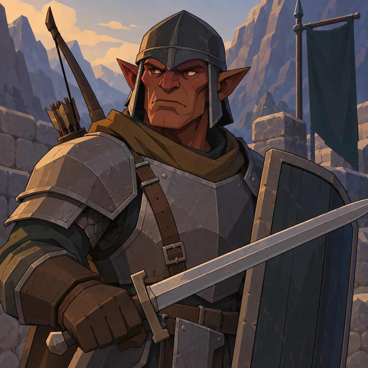 Portrait of Hobgoblin Warrior