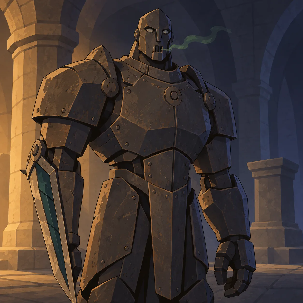 Ritratto di Golem di ferro