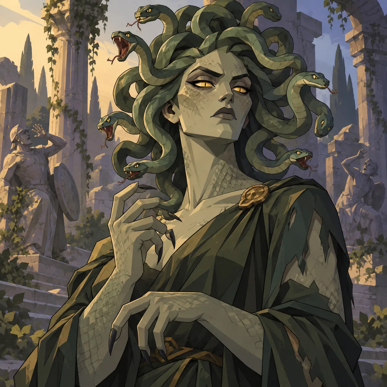 Portrait of Medusa