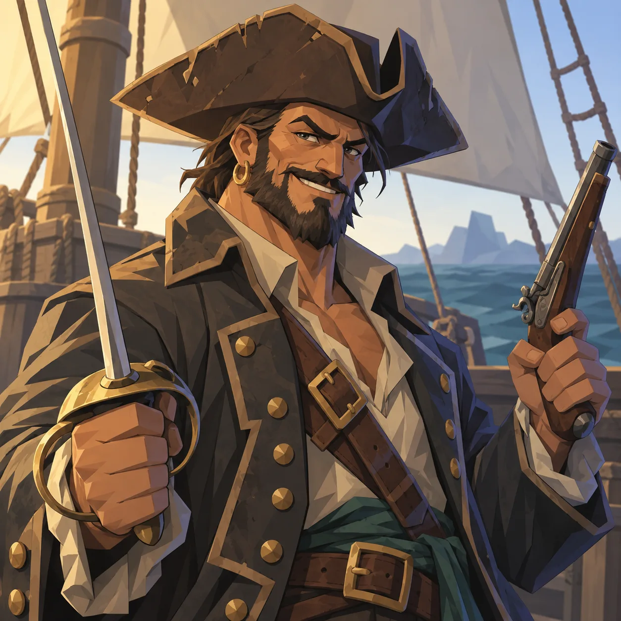 Ritratto di Capitano dei pirati