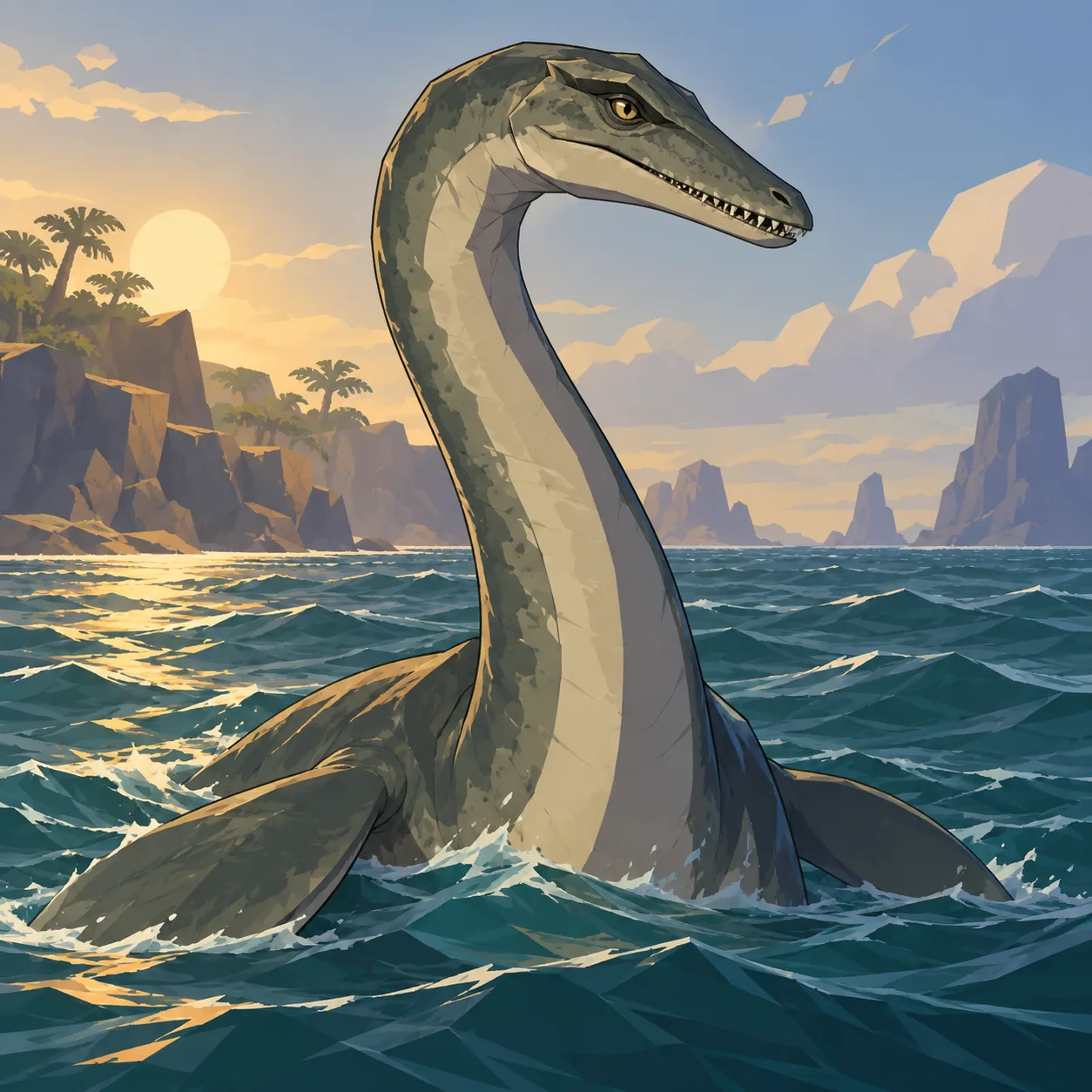 Ritratto di Plesiosauro