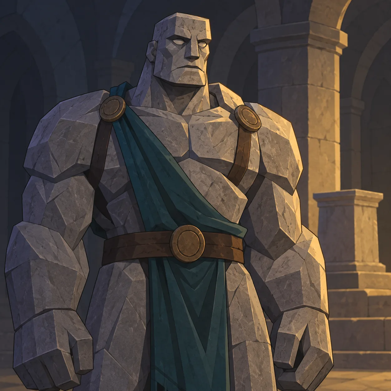 Ritratto di Golem di pietra