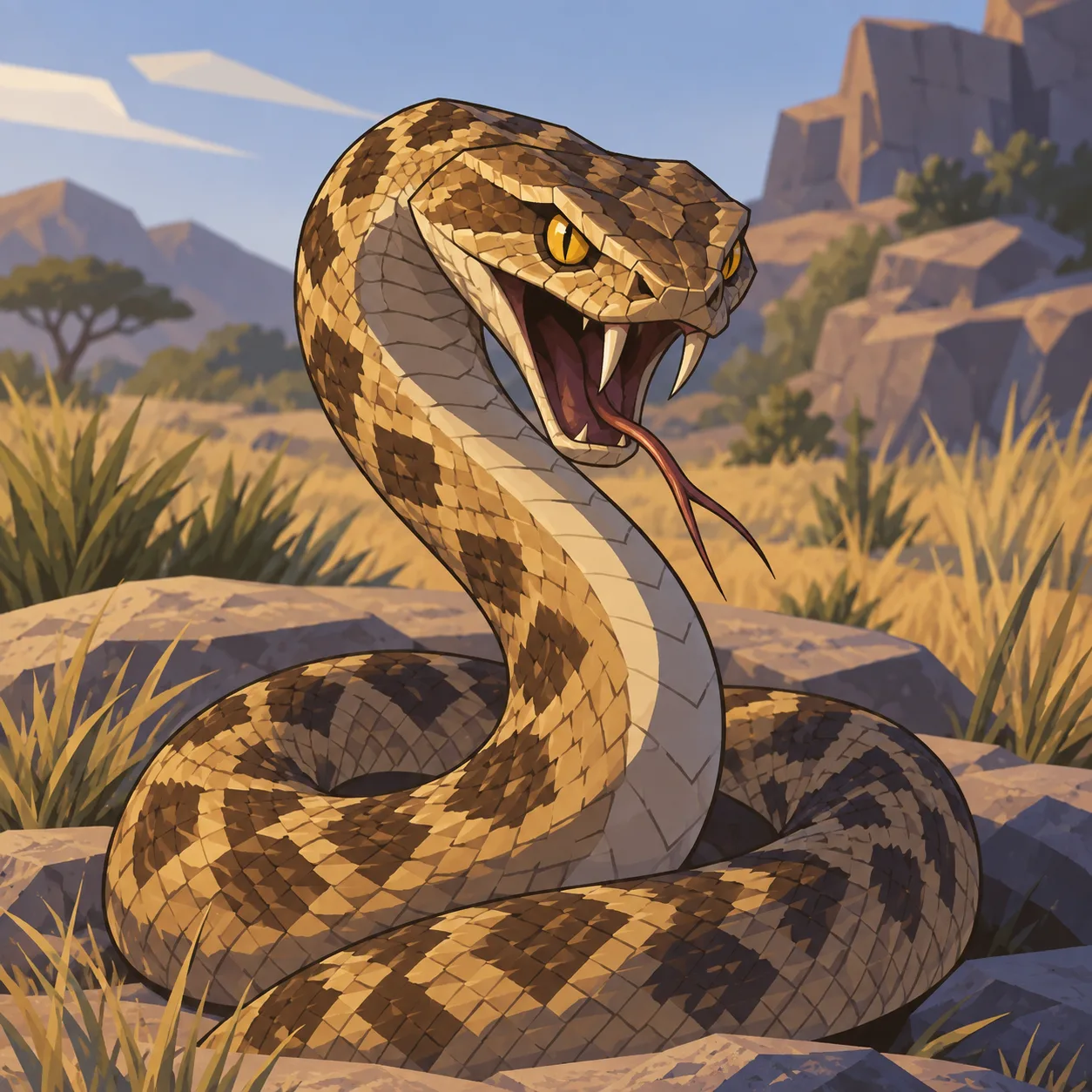 Ritratto di Serpente velenoso