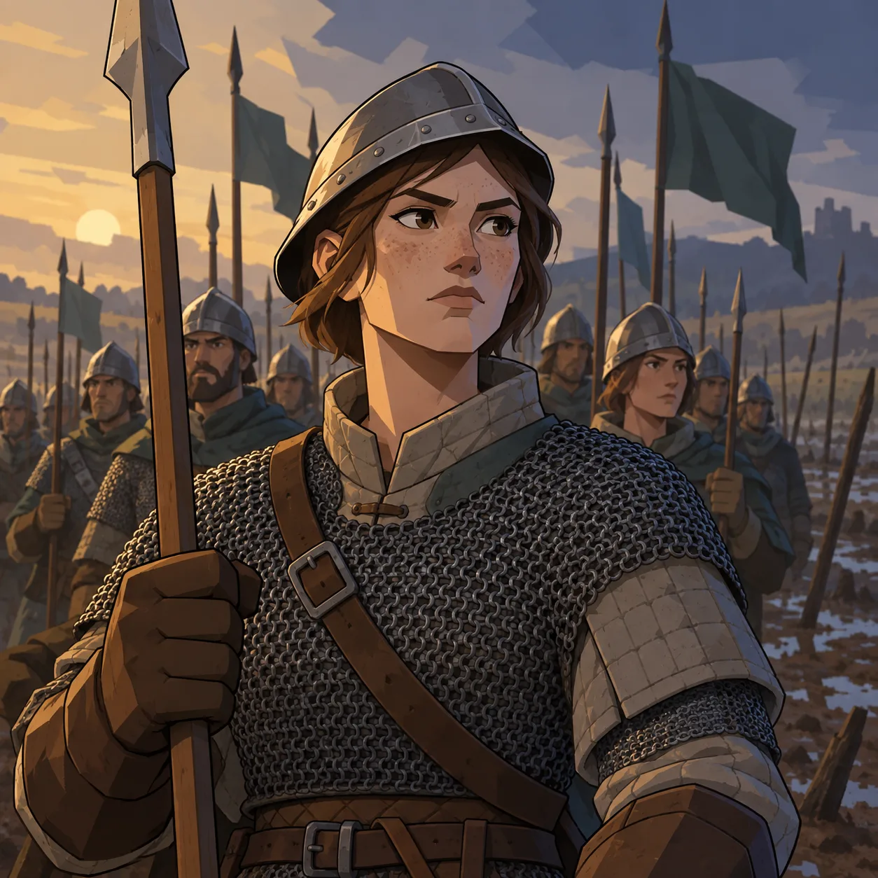 Portrait of Warrior Infantry