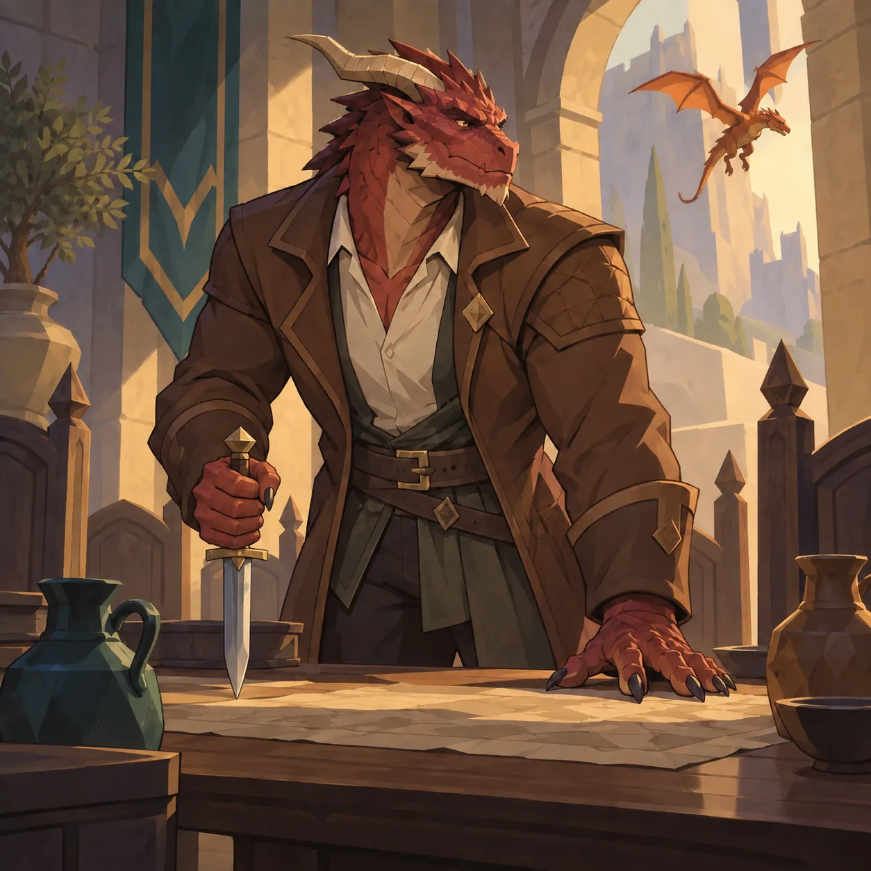 Illustrazione di Dragonide