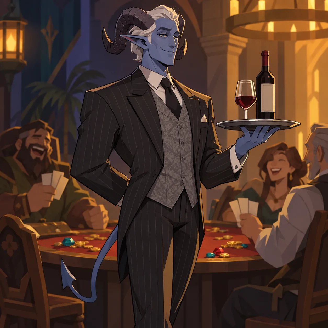 Illustrazione di Tiefling