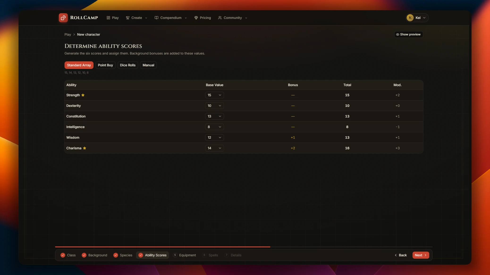 Ability Scores